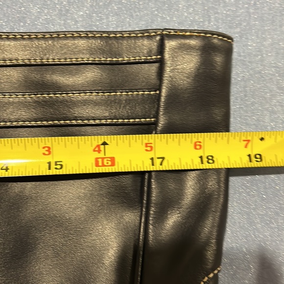 Les Copains Navy tote Made in Italy. Genuine Leather - Picture 8 of 10